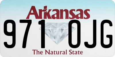 AR license plate 971OJG