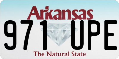 AR license plate 971UPE