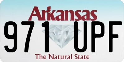 AR license plate 971UPF