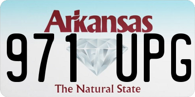 AR license plate 971UPG