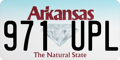 AR license plate 971UPL