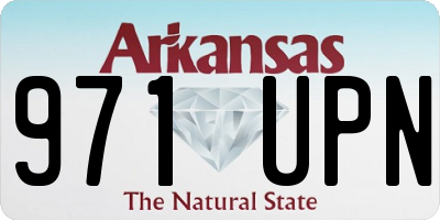 AR license plate 971UPN