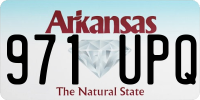 AR license plate 971UPQ