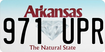 AR license plate 971UPR