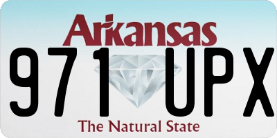 AR license plate 971UPX