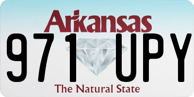 AR license plate 971UPY