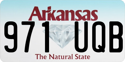 AR license plate 971UQB