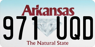 AR license plate 971UQD