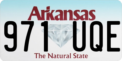 AR license plate 971UQE