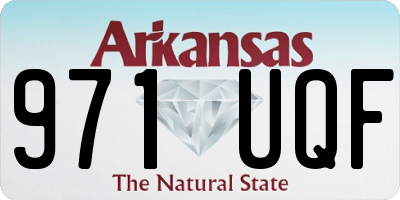 AR license plate 971UQF