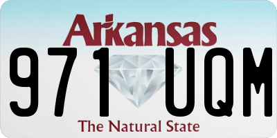 AR license plate 971UQM