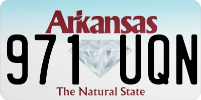 AR license plate 971UQN