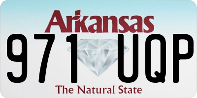 AR license plate 971UQP