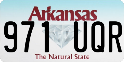 AR license plate 971UQR