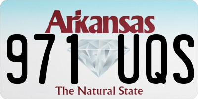 AR license plate 971UQS