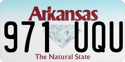 AR license plate 971UQU