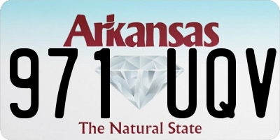 AR license plate 971UQV