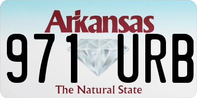 AR license plate 971URB