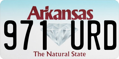 AR license plate 971URD