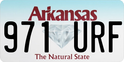 AR license plate 971URF