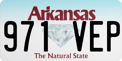 AR license plate 971VEP