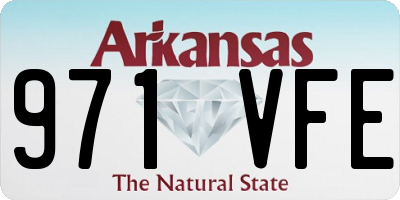 AR license plate 971VFE