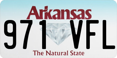 AR license plate 971VFL