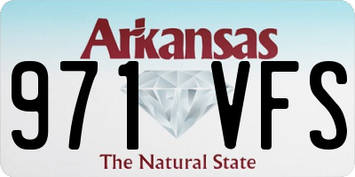 AR license plate 971VFS