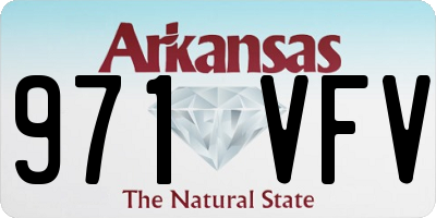AR license plate 971VFV