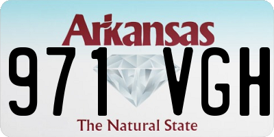AR license plate 971VGH