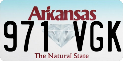 AR license plate 971VGK