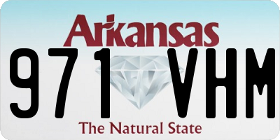 AR license plate 971VHM