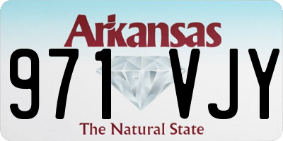 AR license plate 971VJY