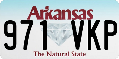 AR license plate 971VKP
