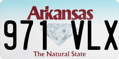 AR license plate 971VLX