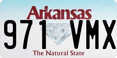 AR license plate 971VMX