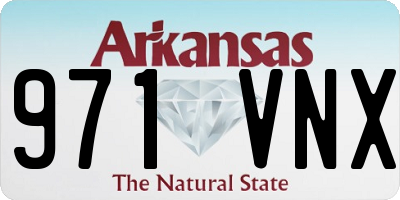 AR license plate 971VNX