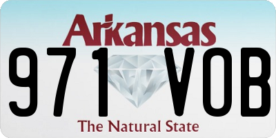 AR license plate 971VOB