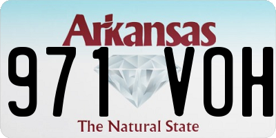 AR license plate 971VOH
