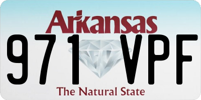 AR license plate 971VPF