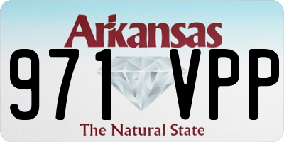 AR license plate 971VPP