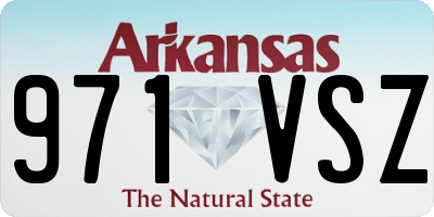AR license plate 971VSZ