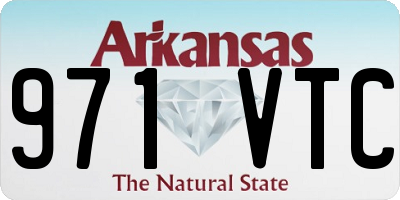 AR license plate 971VTC