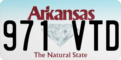 AR license plate 971VTD