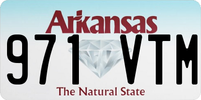 AR license plate 971VTM