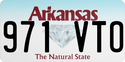 AR license plate 971VTO
