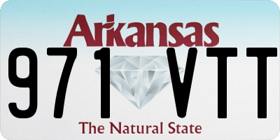 AR license plate 971VTT