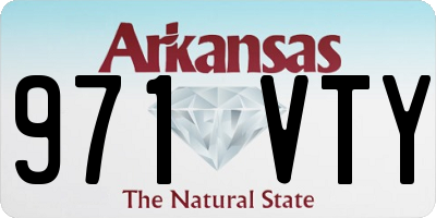 AR license plate 971VTY