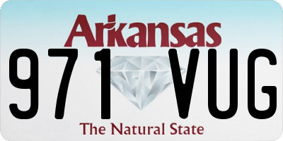 AR license plate 971VUG