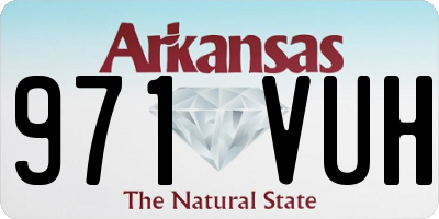 AR license plate 971VUH